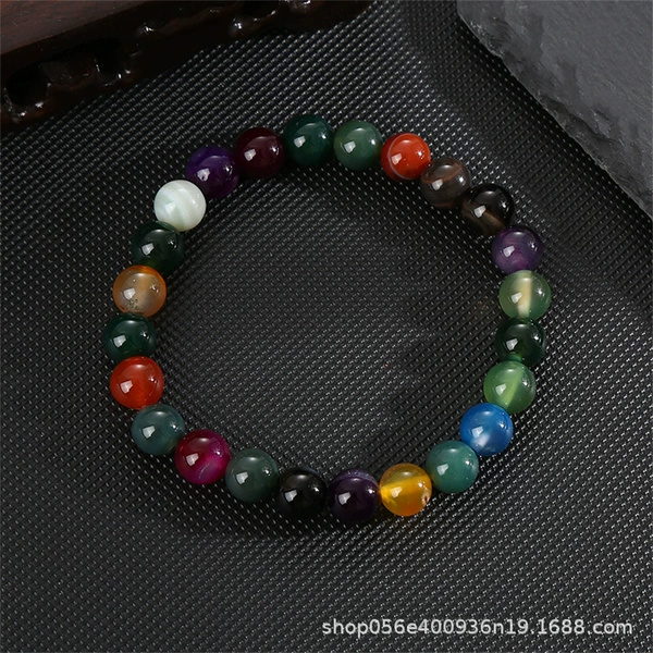 Colorful agate (natural stone)