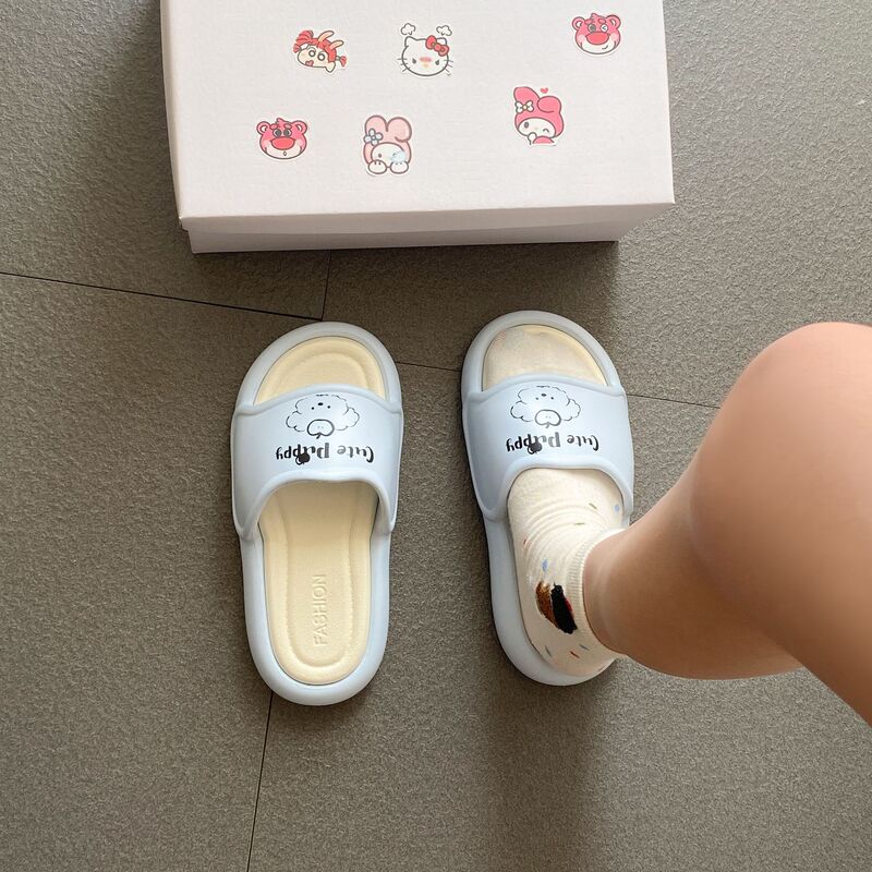 【可拆卸】卡通简约百搭休闲凉拖鞋夏季旅行室内防臭eva一字拖女|undefined