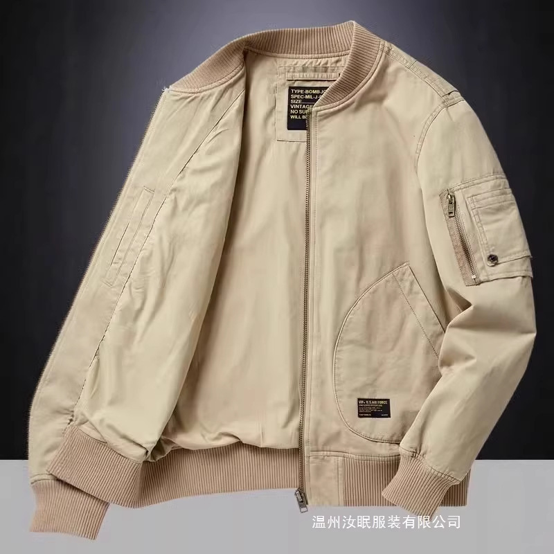 New Style Baseball Jacket for Men, Fashionable Spring and Autumn Bomber Jacket, Autumn and Winter Men's Casual Workwear, Trendy and Stylish Wholesale