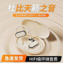 厂家直销新款蓝牙耳机HIFI音效超长续航高清语音通话蓝牙5.3芯片