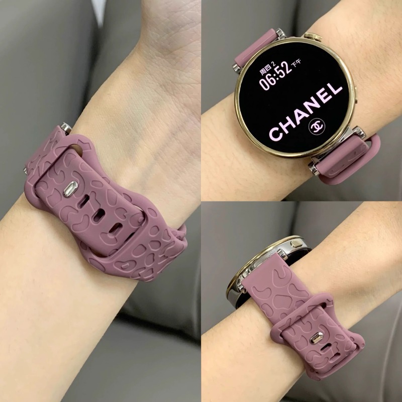 For Huawei GT4/Watch4/Pro Cat Paw Pattern Silicone Strap GT3/GT3pro Men and Women Breathable
