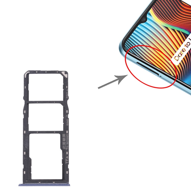 Aplicable para OPPO Realme Narzo 20 Tarjeta SIM + Tarjeta SIM + Tarjeta Micro SD