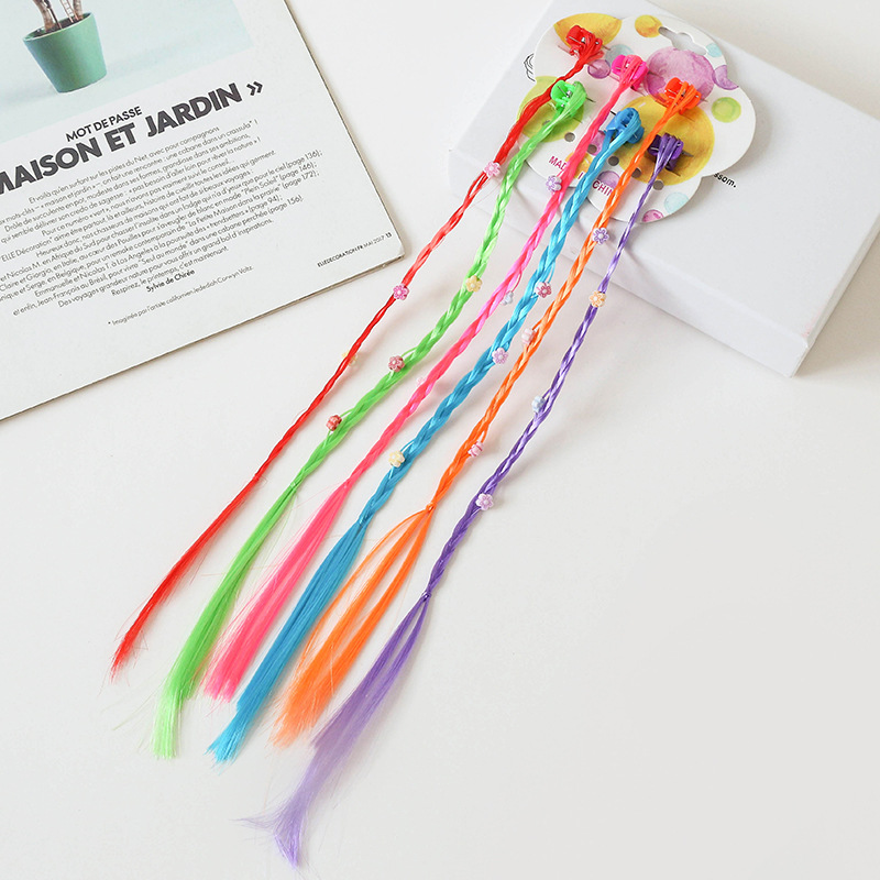 Kid's Cartoon Style Colorful Chemical Fiber Braid Hair Claws display picture 5