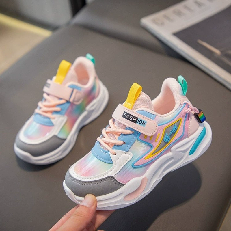 Резиновая спортивная обувь 9 лет летняя повседневная обувь детская сетка