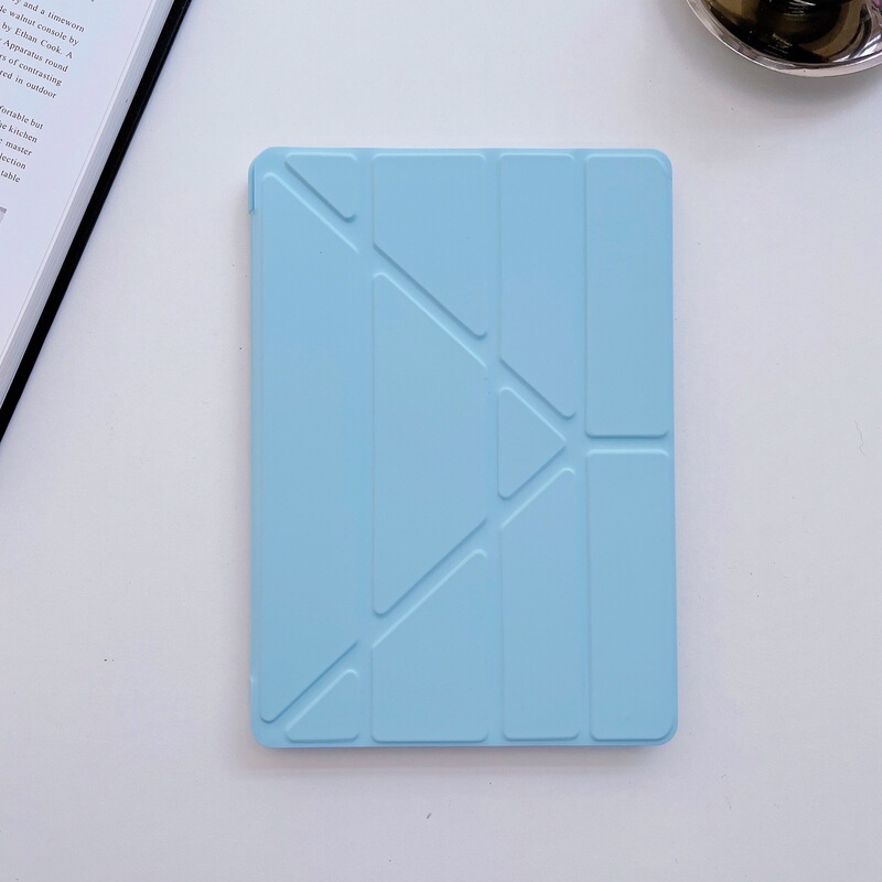 Suitable for iPad Protective Case iPad Air5/Ipad Mini6 Deformation Protective Case Pure Color Transformers