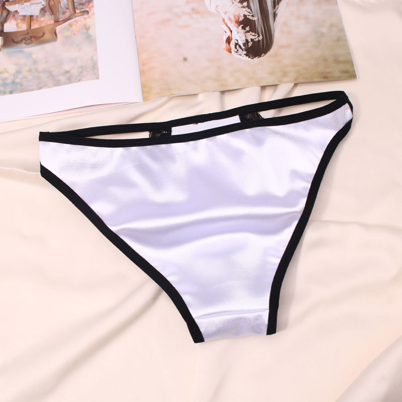 Solid Color Stereotype Seamless Low Waist Briefs Panties display picture 9