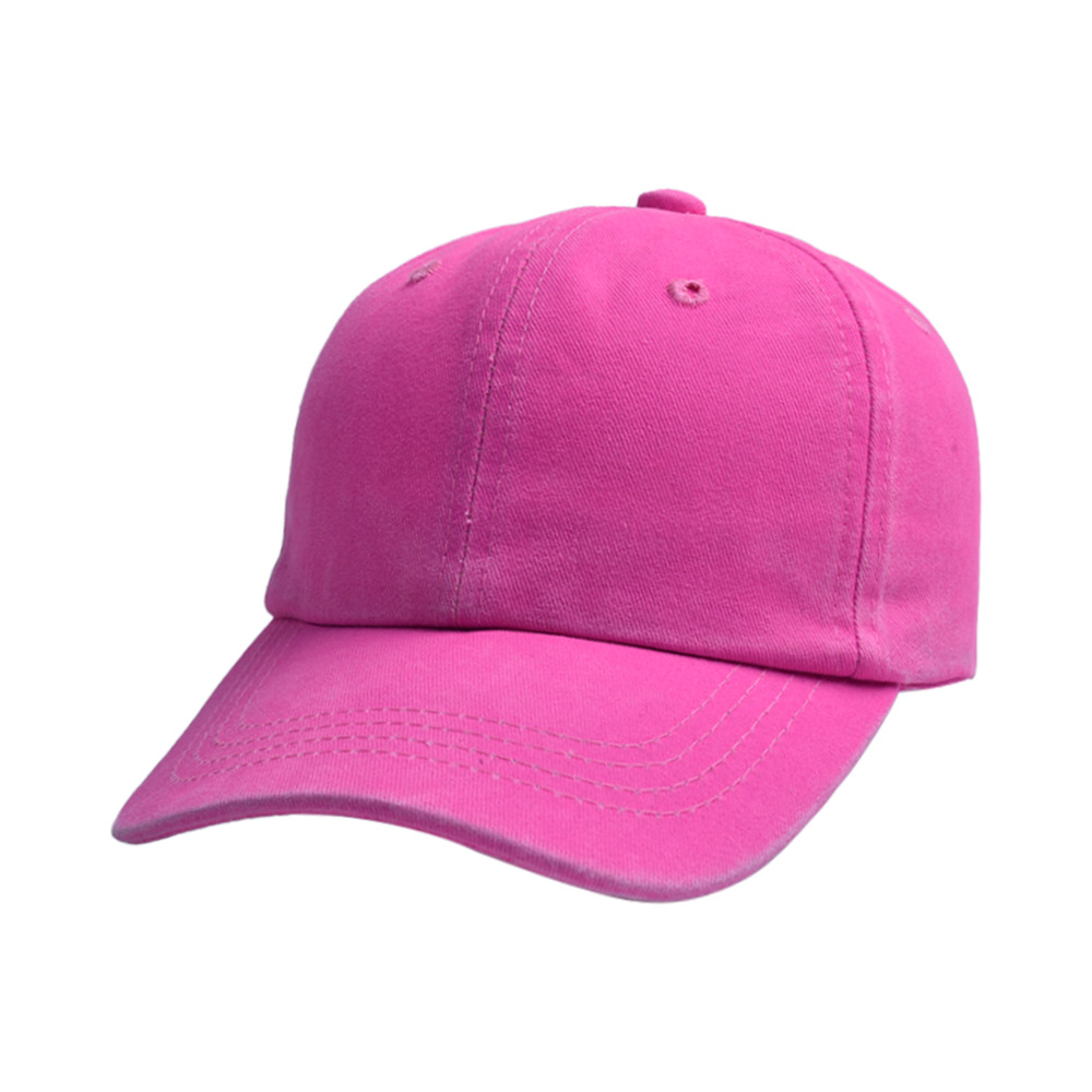 Unisex Basic Solid Color Curved Eaves Baseball Cap display picture 4