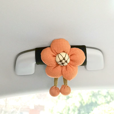 Sürətlər qutusu və əl tormozu başlıqları Handle Car Universal Car - orange-flower-black-pull-gloves-1-piece