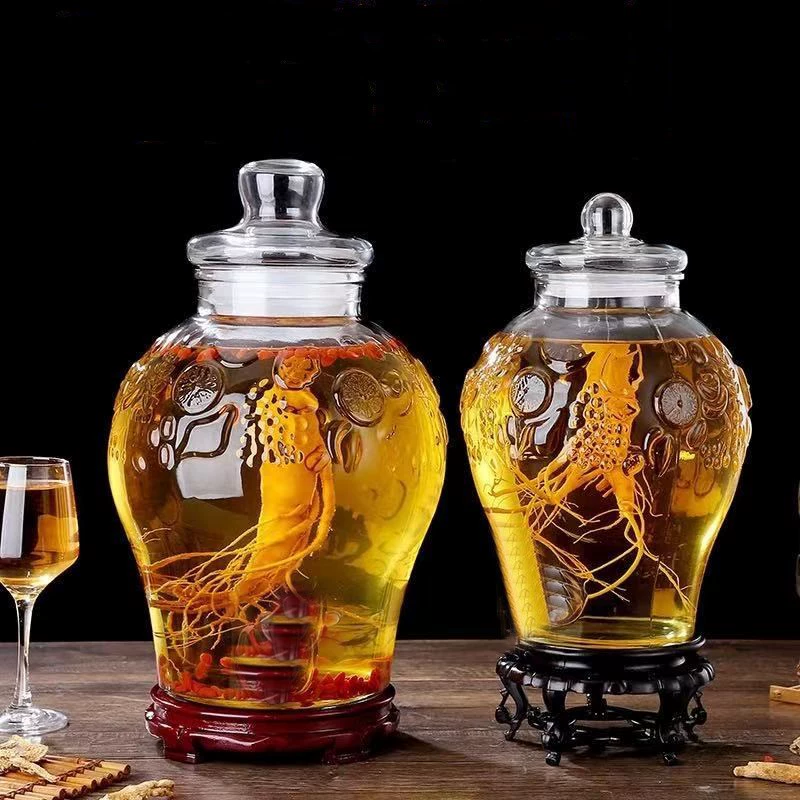 Стеклянная бутылка игристого вина Баночка для игристого вина 12 кг Утолщенная Герметичная Бутылка игристого вина Бытовая бутылка игристого вина с краном