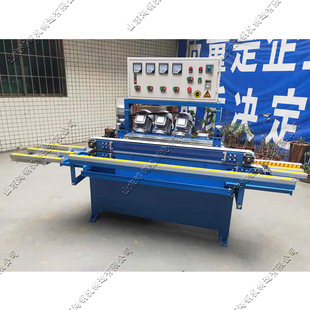 Automatic crystal steel door linear Bevel trimming machine window edging machine cabinet door glass edge grinding Chamfering machine