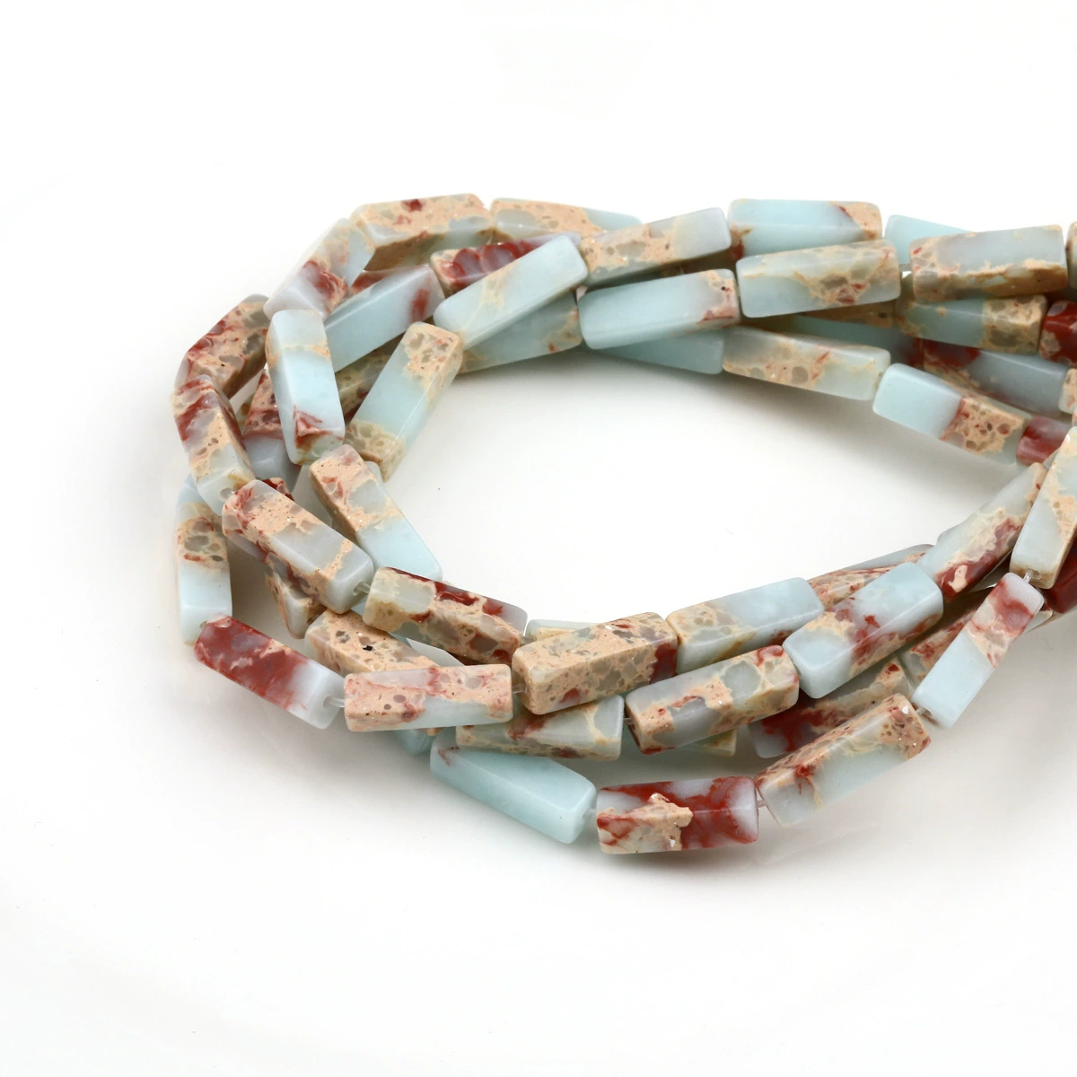 Rectangular beads, accessory, accessories, 4×13mm, DIY
