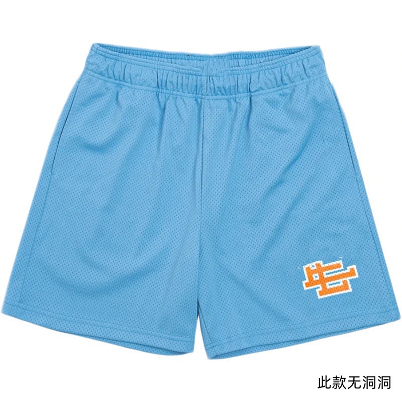 Pantalones deportivos estadounidenses para hombres y mujeres, pantalones de acondicionamiento de verano, pantalones de malla transpirables, sueltos, secos rápidos, pantalones de pareja.