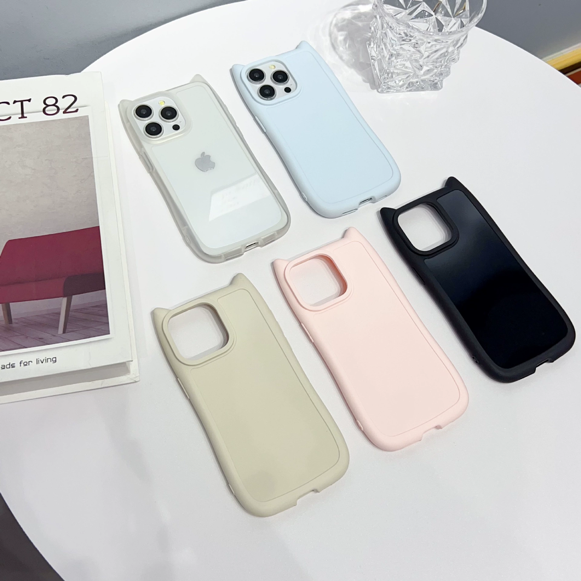 Apple, совместимый iPhone 15, силиконовый чехол для телефона, защитный чехол, 15promax, iPhone, 14 штук