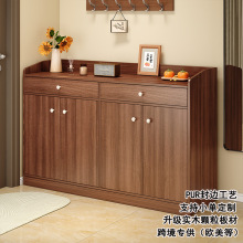 O EM鞋柜家用门口入户靠墙一体玄关柜2025新款多层收纳储物柜鞋架