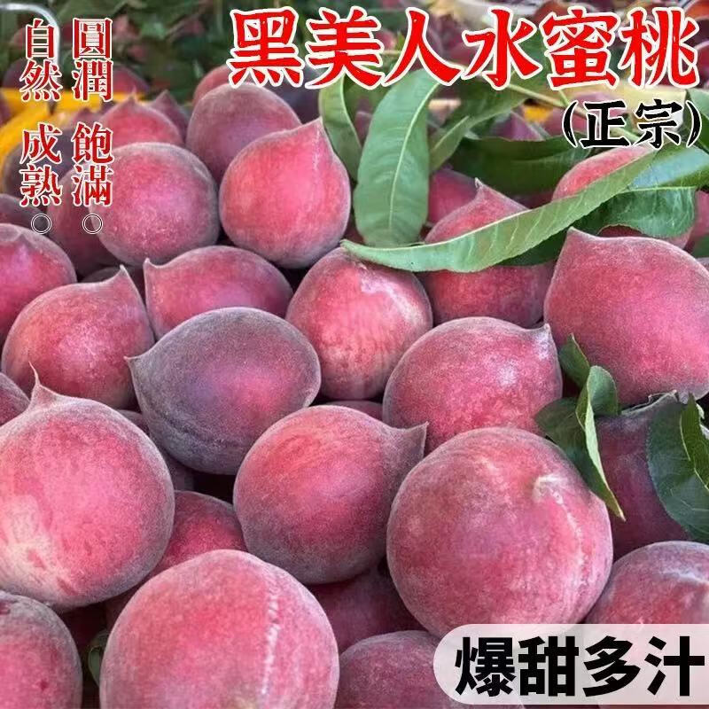 云南红宝石桃子现摘大号甜脆新鲜孕妇水果5斤鹰嘴桃黑美人水蜜桃
