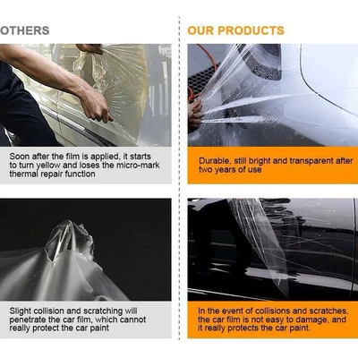 Car paint protective film — Film