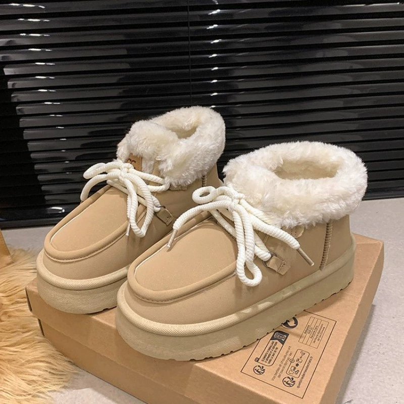 Keep warm winter boots, high universal shoes platform for leisure