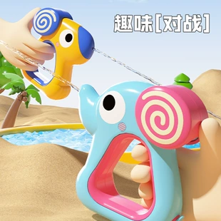 Игрушка-водный пистолет слон и собачка для купания и игр