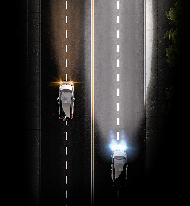 Car LED Laser Headlight Modified High Beam Low Beam Integrated