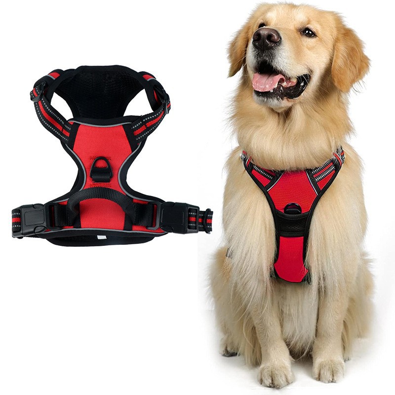 Nuevo perro transfronterizo corda de tracción a prueba de explosiones correa de pecho para perros grandes cuerda de perro reflectante chaleco tipo mascota
