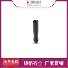 ESSENTRA益升华 黑色PVC柔性盖塞子盖子 SR 1066带拉柄的柔性盖