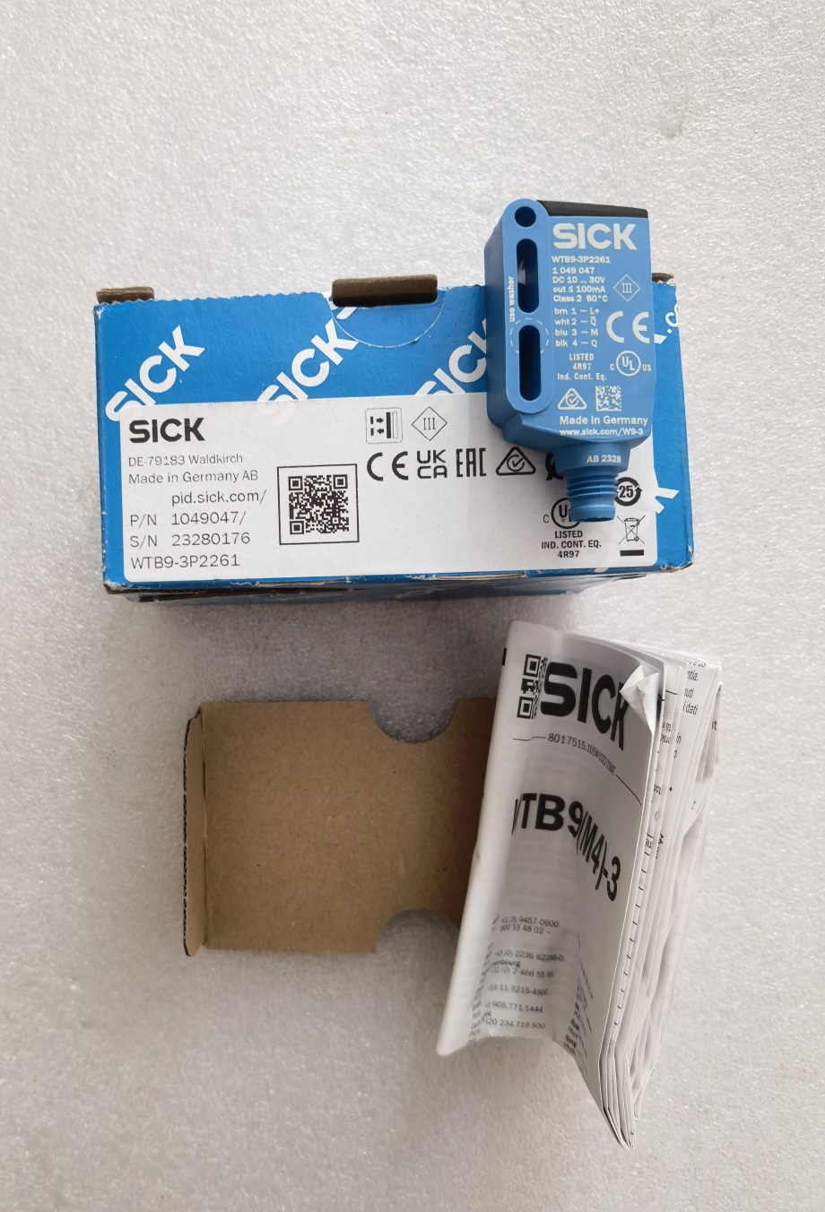 A027*全新原装SICK施克 WTB9-3P2261 1049047 现货