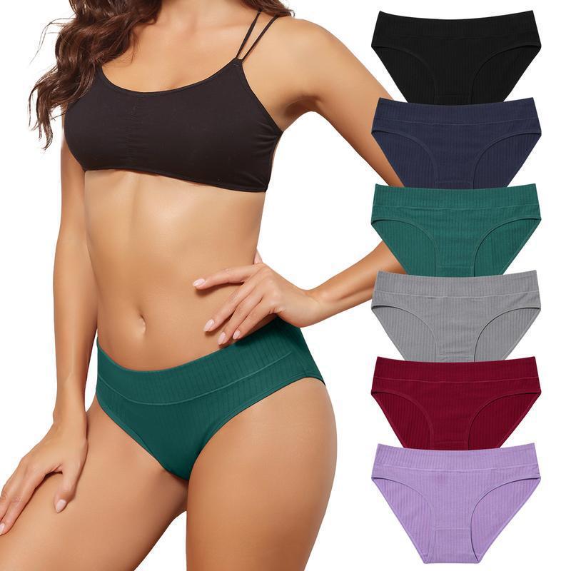 N 73618 Plus Size Women's Panties Large Size Mid-Waist Women's Panties Cross-Border