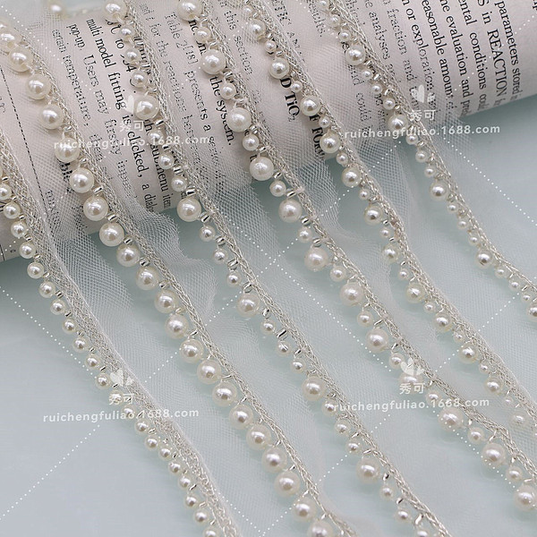 one-sided beads pearl handmade