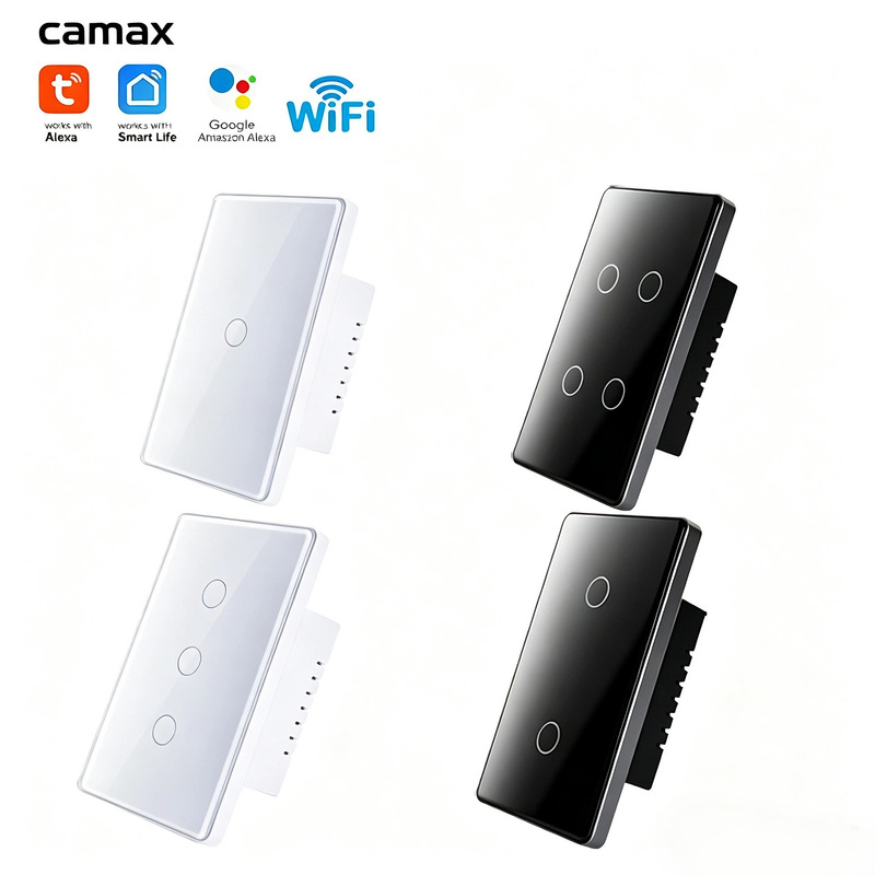 Tuya smart switch, a new product for cross-border sales, features US standard WiFi connectivity and supports voice control via Google Assistant