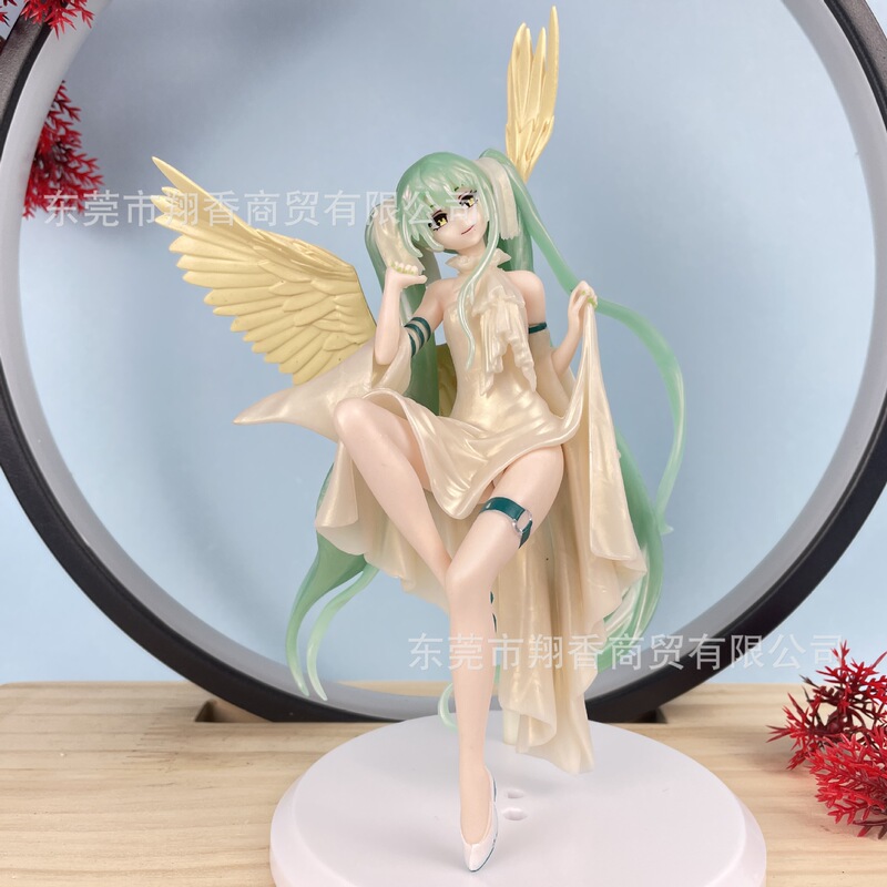 包邮灰姑娘初音手办睡美人长发洛天依公主水手服摆件批发代发|undefined