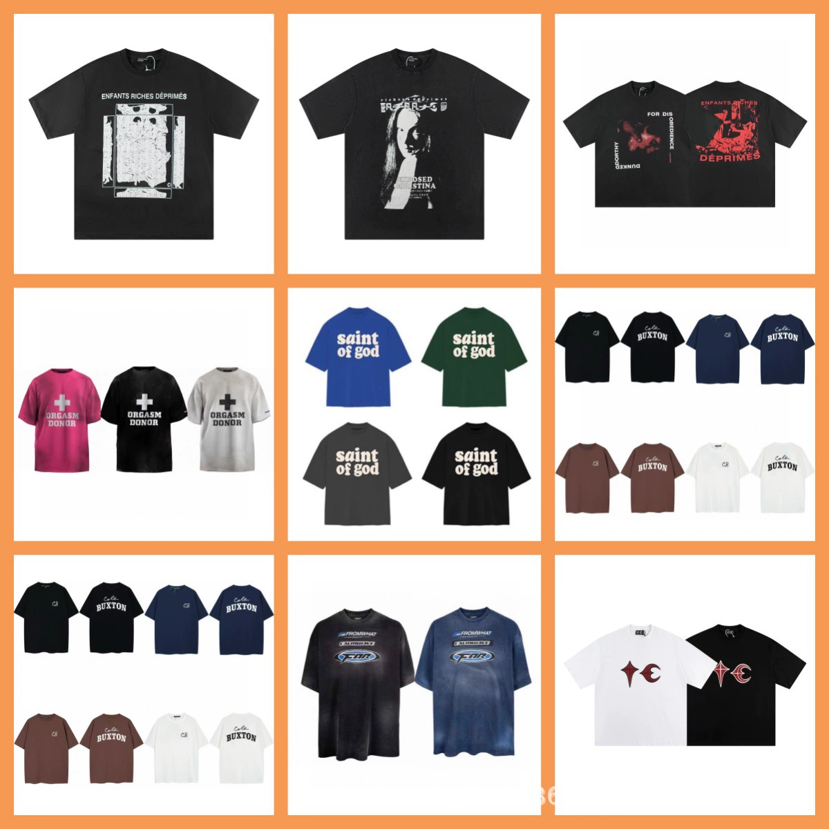 Трансграничный прилив американской высокой улицы VINTAGE свободная повседневная ретро стирка старая футболка с короткими рукавами для мужчин и женщин