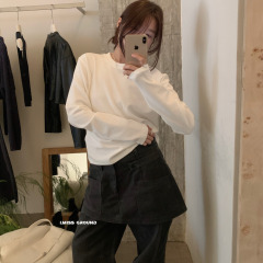 i miss韩标2025秋季加厚磨毛德绒显瘦修身百搭打底长袖T恤女上衣