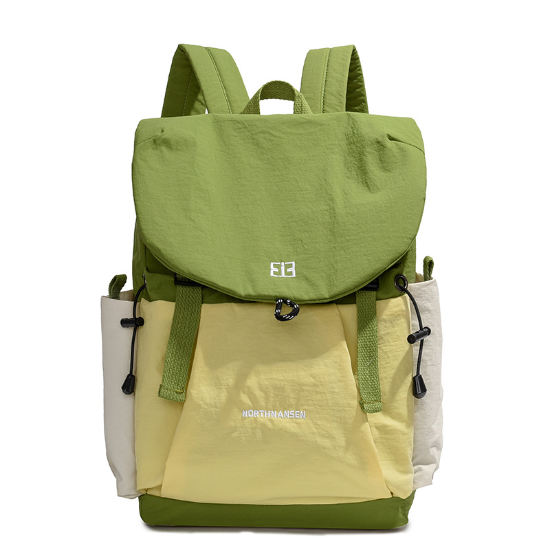 2025 nuevo tipo de mochila para hombres y mujeres ligera a prueba de rociadores bolsas escolares de viajes de gran capacidad