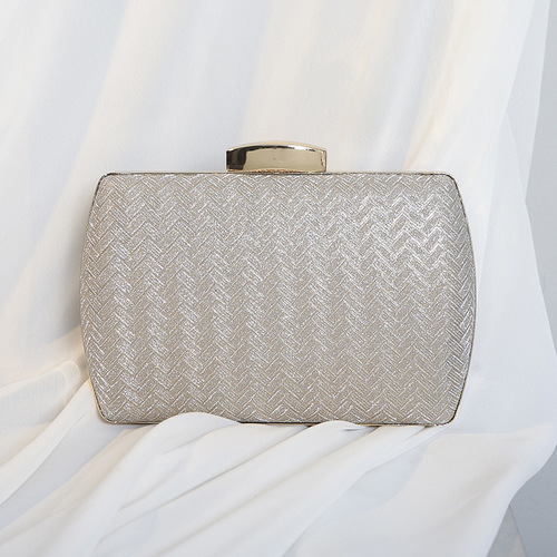 European and American cross-border new retro versatile woven pattern dinner bag banquet clutch bag women's cross-body small square bag evening bag