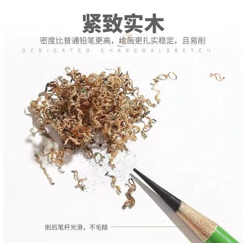 NeoNei Charcoal Pencil Set Sketch Charcoal Pencils for Art Students Soft Carbon Extra Soft Neutral Hard Drawing Pencils