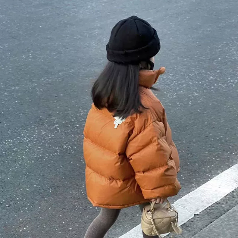 Children's keep warm short down jacket for boys, 2022 collection, Korean style, increased thickness