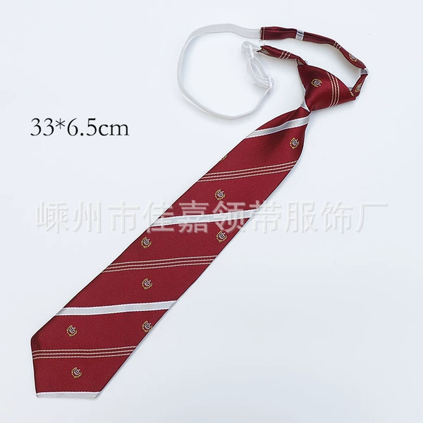 Red crown tie 33cm