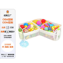 浴室玩具挂袋儿童收纳挂包多功能收纳包挂壁式网兜亚马逊新款储物