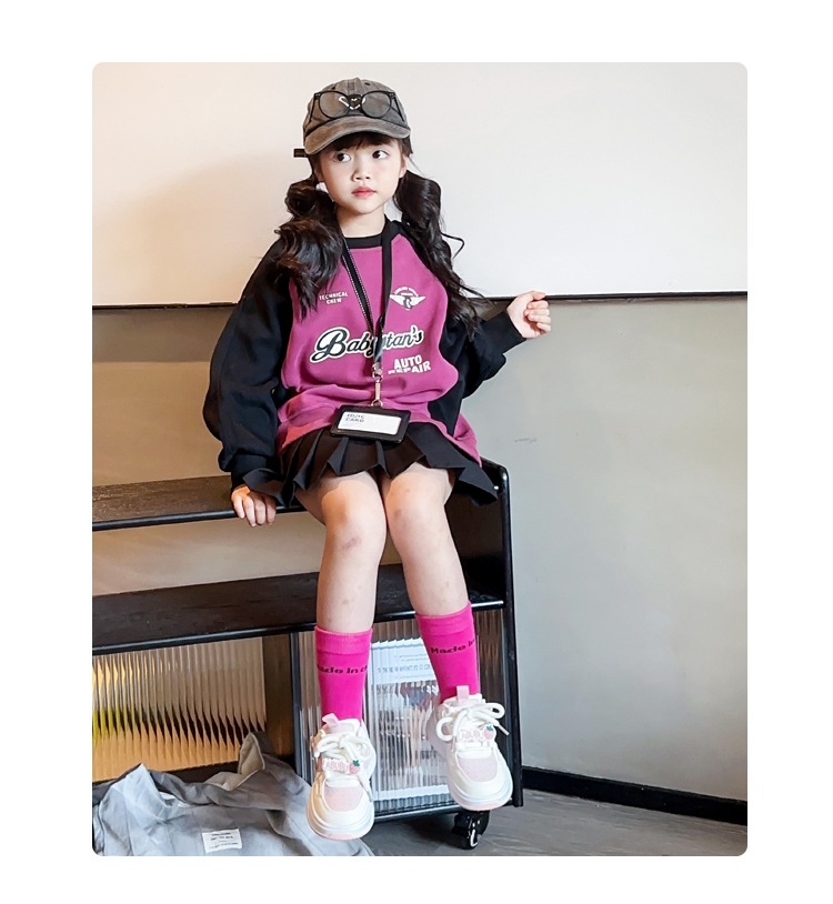Ademende instap sneakers voor meisjes met klittenbandsluiting_voghion.com