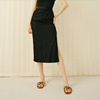 X-27650# 拖鞋女外穿夏季新款金属装饰平跟纯色方头防滑女鞋