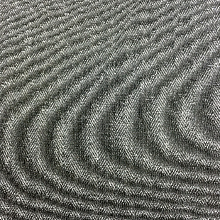 供应TR银丝罗马布人字纹纹印提花布时尚运动休闲外套裙裤男女