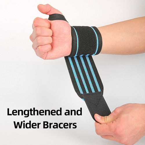 Manufacturer wholesale professional sports bandage wrapped wrist braces badminton weightlifting dumbbell booster belt wrist braces wholesale