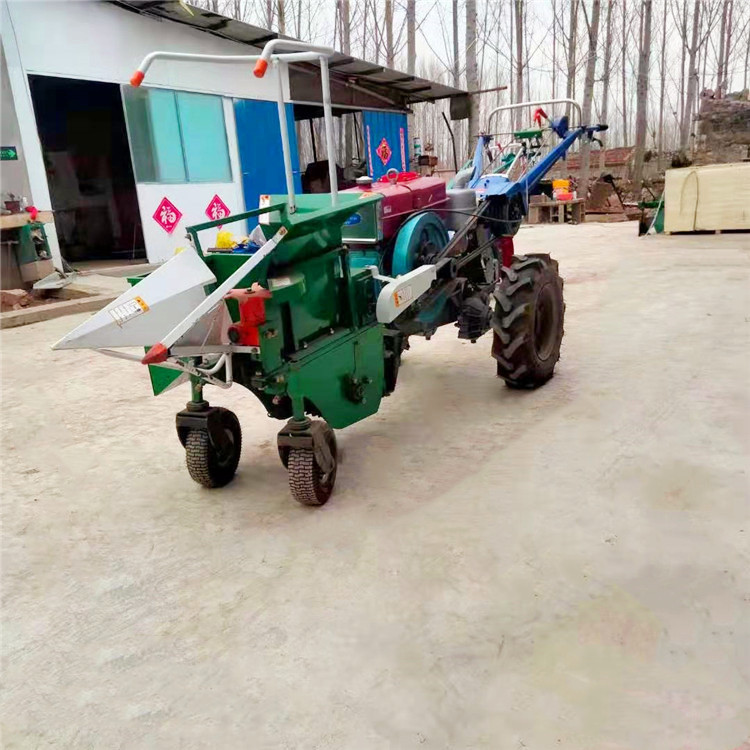 手扶前置掰棒子机 自走式玉蜀黍收获机 扒皮摘穗装箱玉蜀黍收获机