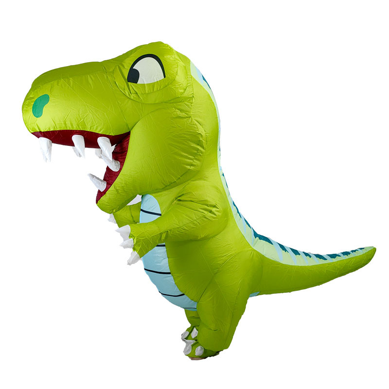 Disfraz Inflable de Tiranosaurio Rex, Accesorios para Fiestas de Disfraces de Halloween, Disfraz de Dinosaurio para Adultos y Niños