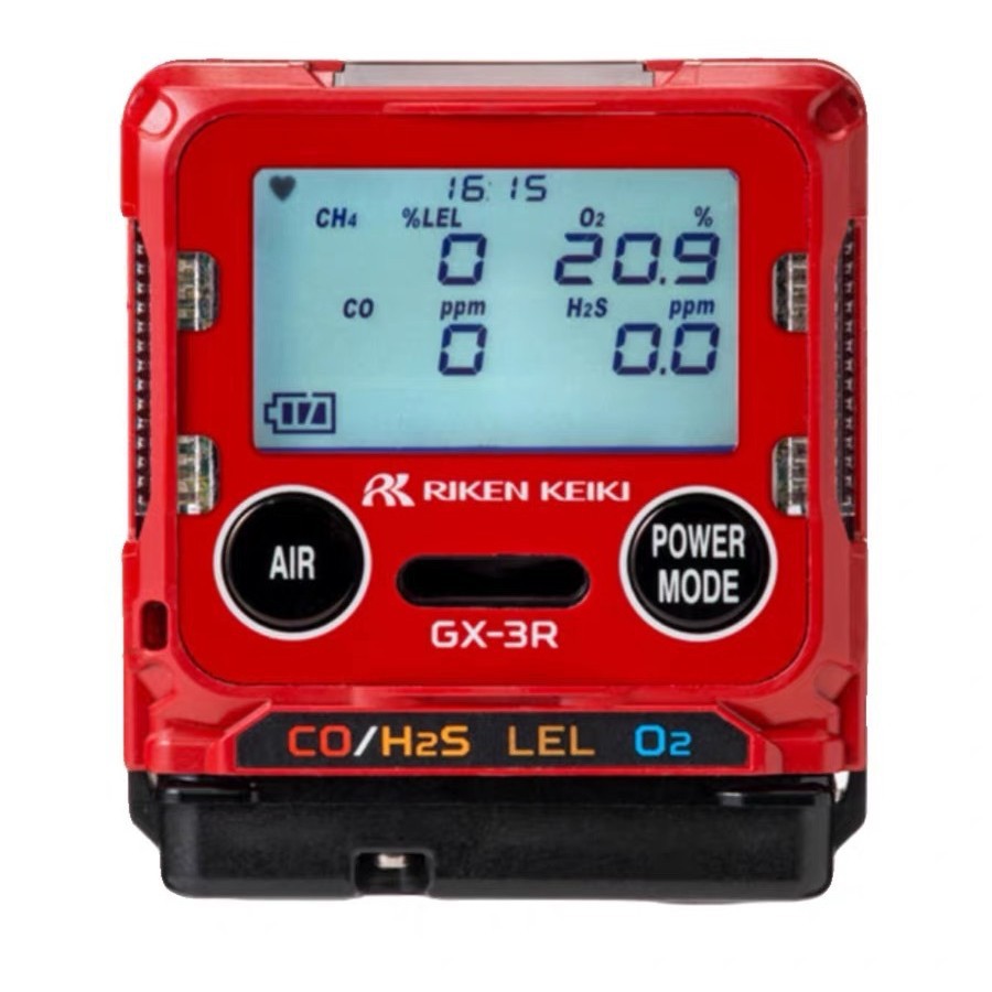 日本理研GX-3R便携式测氧测爆仪O₂ H₂S LEL CO 检测仪 原装