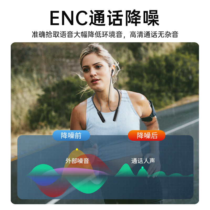 シャーププラスRG-C01ブルートゥースヘッドフォンネック掛け式ワイヤレススポーツ高音質ロング航続ノイズリダクション入耳プライベートモデル|undefined
