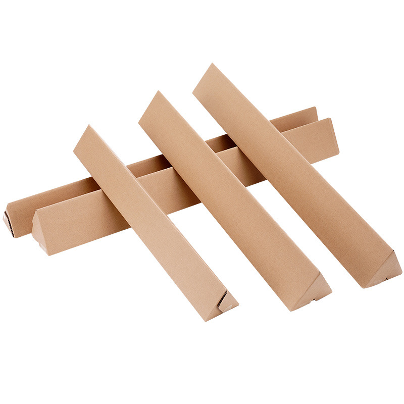 Muestra de cartón envío gratis de tres capas de cinco capas extra duro caja de cartón expreso caja de avión al por mayor triángulo cartón tira de cartón
