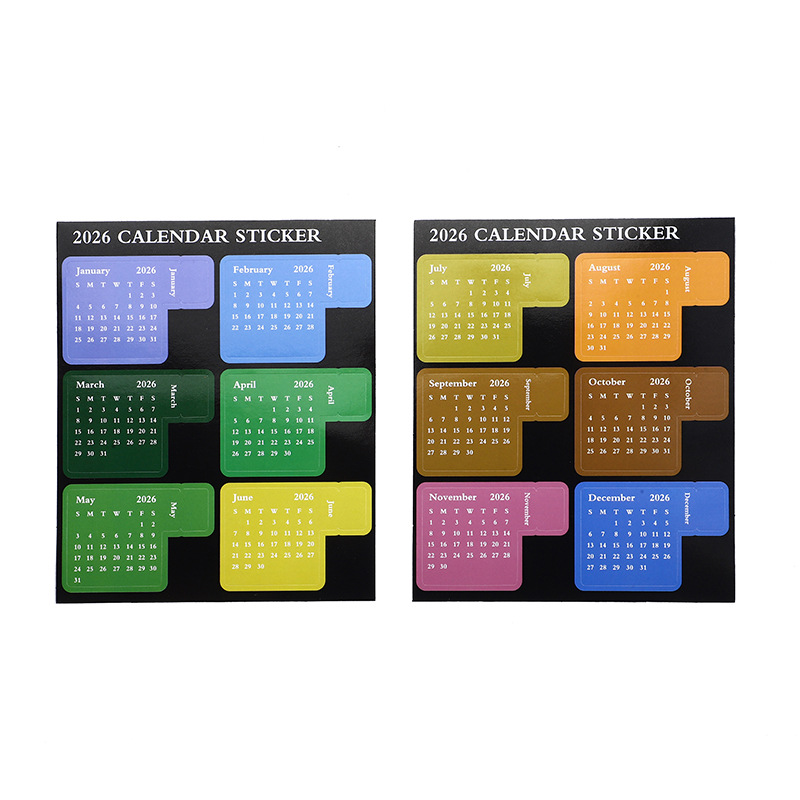 Planificador 2026, Notas Adhesivas Multifuncionales, Notas Adhesivas Coloridas DIY, Índice, Pegatinas Creativas para Planificador