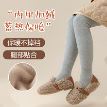 一条过冬儿童连裤袜加绒加厚女童打底裤冬季保暖中小童连体袜外穿