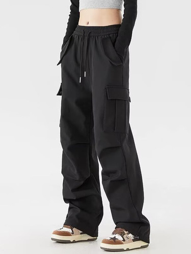 Export Work Pants Men Summer Ice Silk Straight Leg Pants Men's Loose Breathable Lazada Best Selling